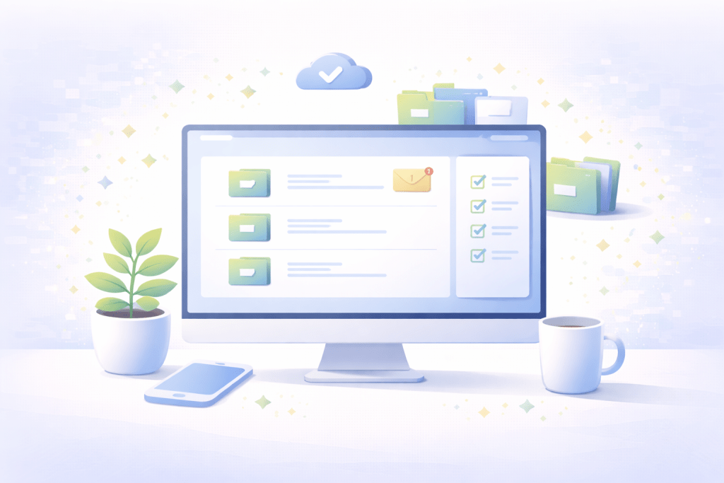 Illustration de la méthode Zéro Inbox pour organiser sa boîte email