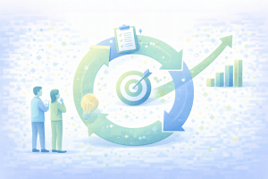 Illustration de l’amélioration continue liée à l’élimination des muda