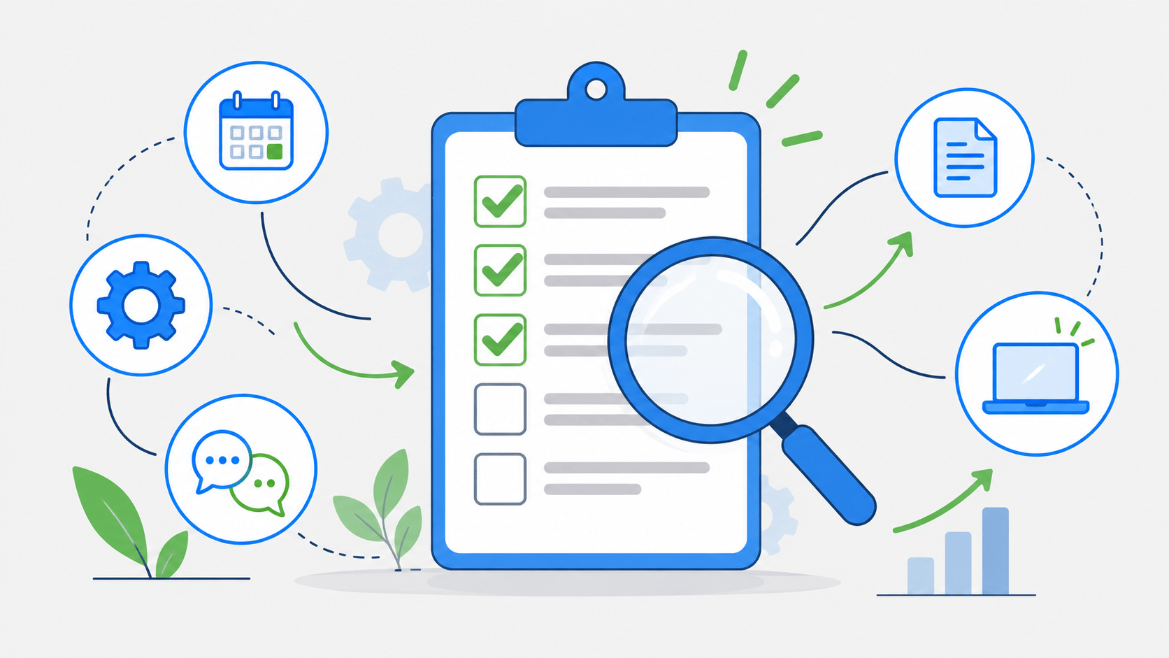 Liste de contrôle efficience permettant d'identifier les principales pertes de temps dans une organisation